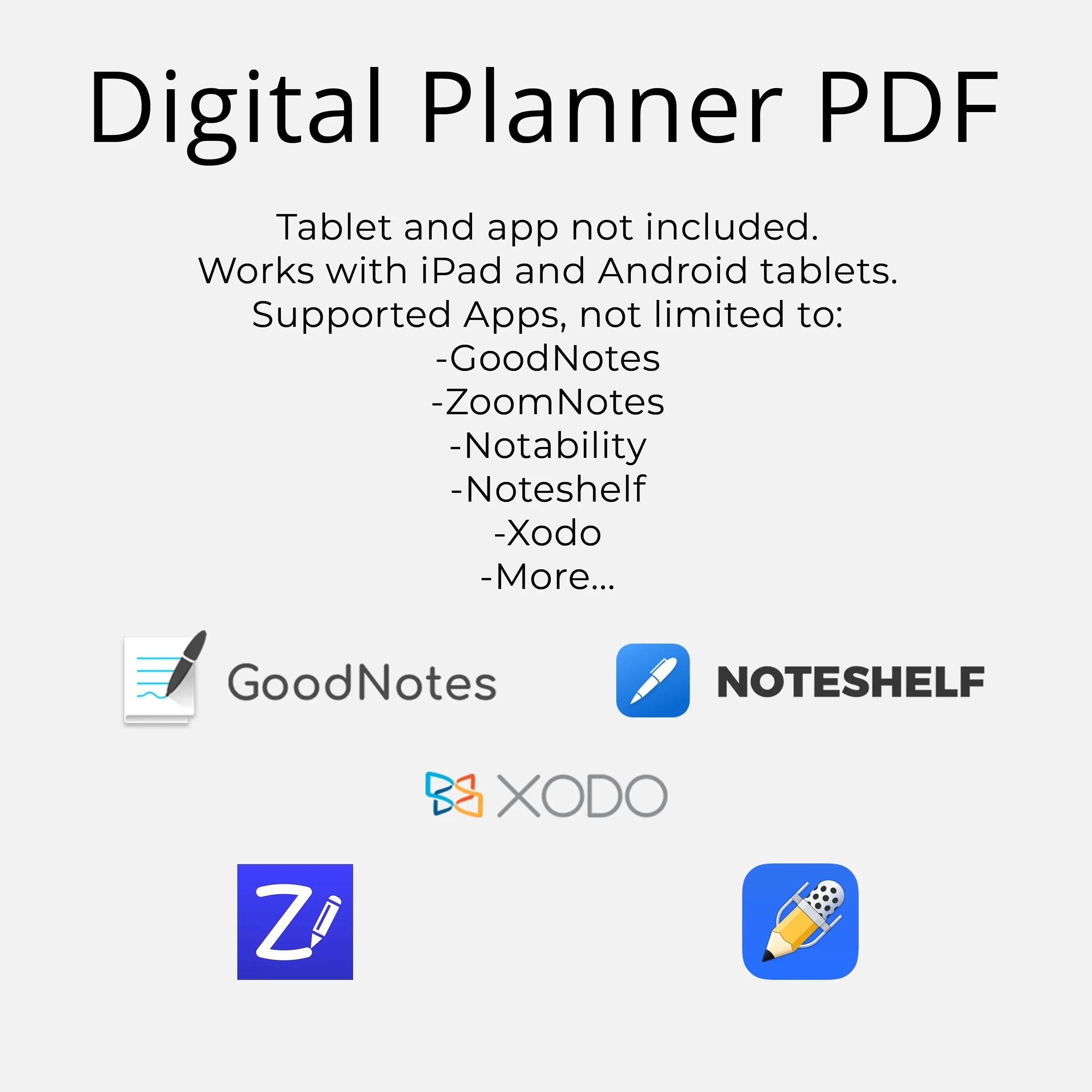 Custom Digital Planner