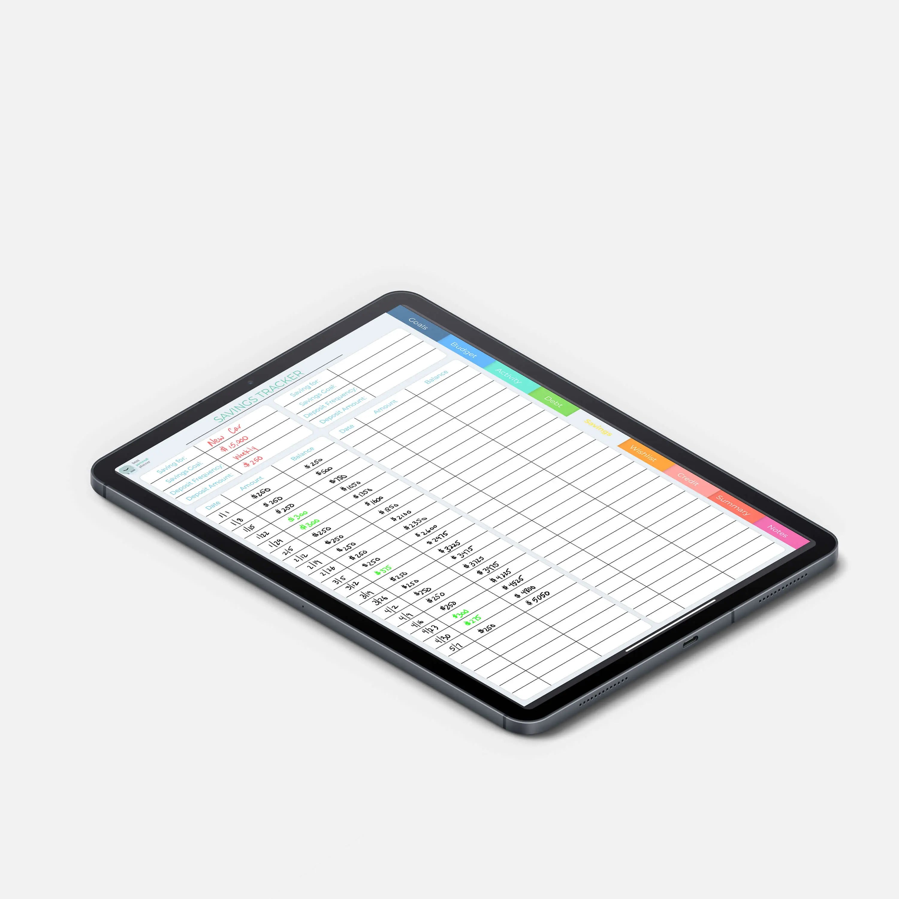 Digital Budget Planner