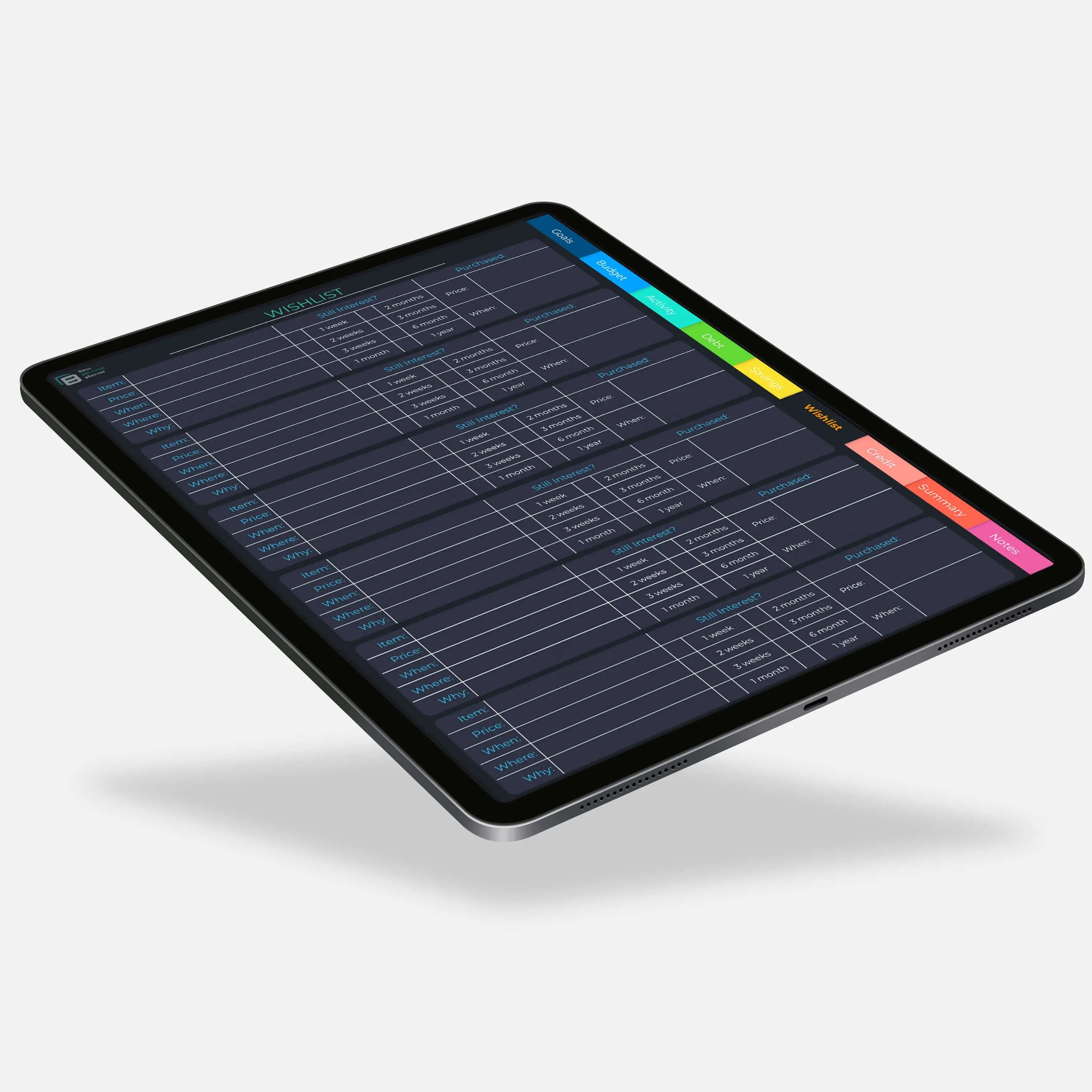 Digital Budget Planner