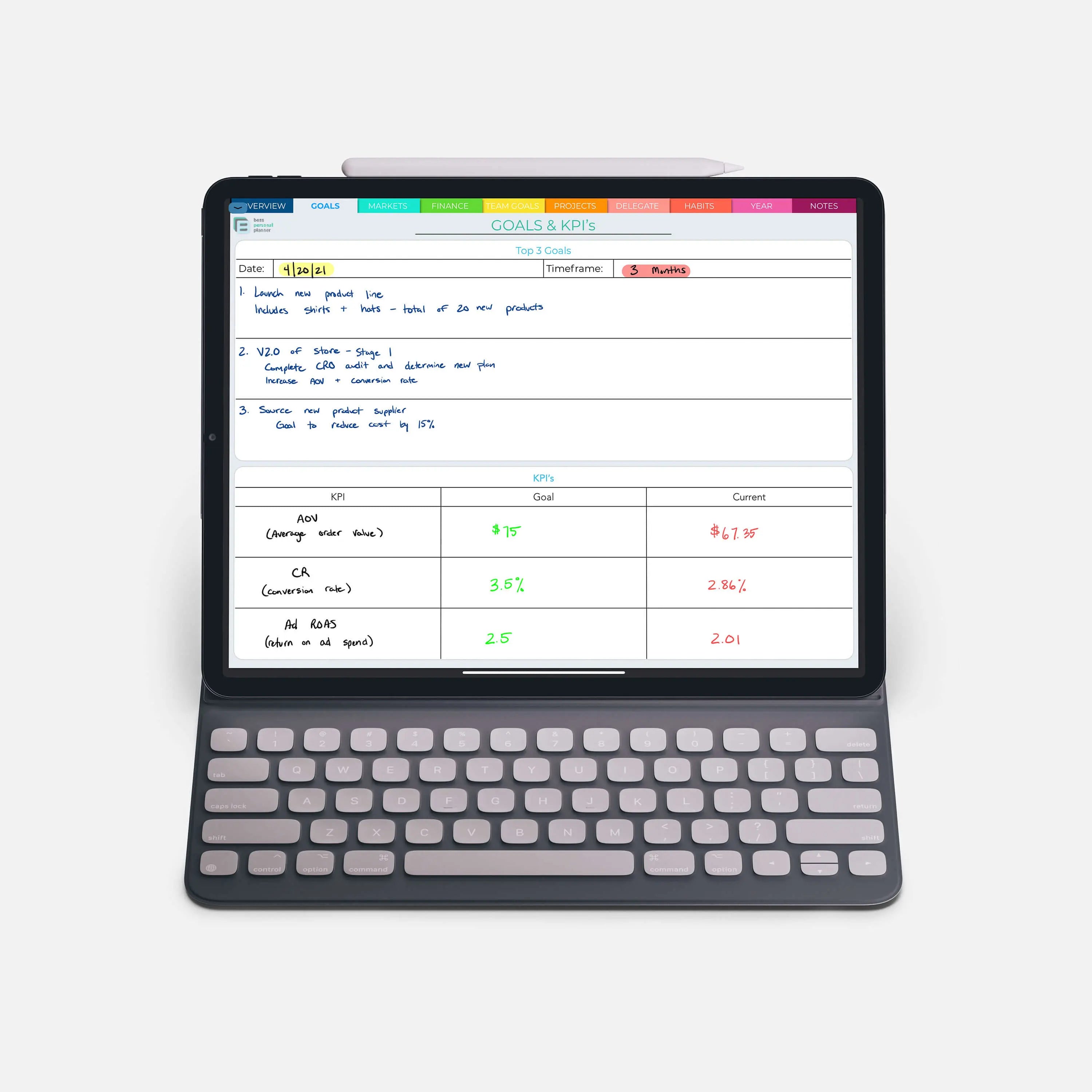 Digital Business Planner