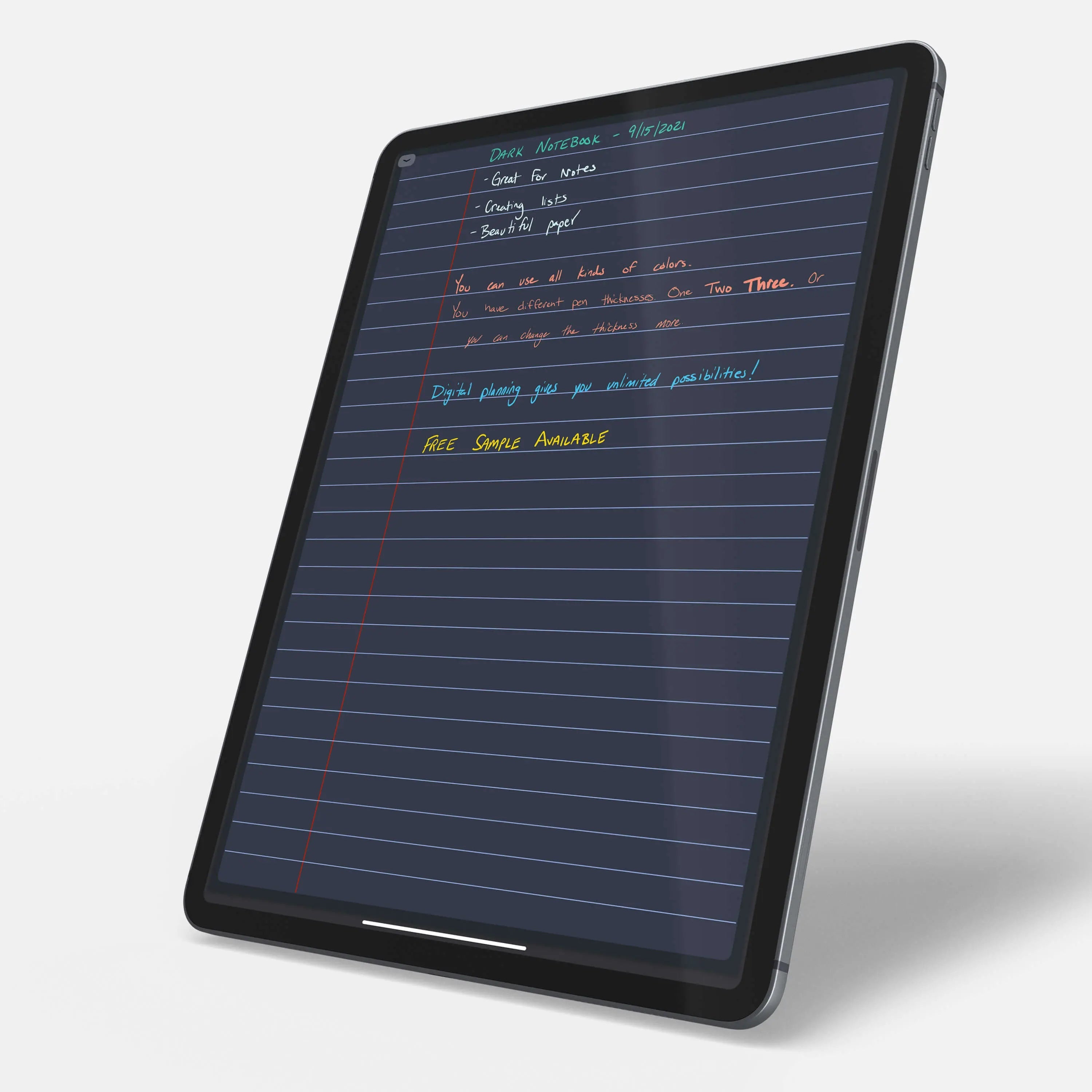 Digital Bullet Journal & Notebook Template
