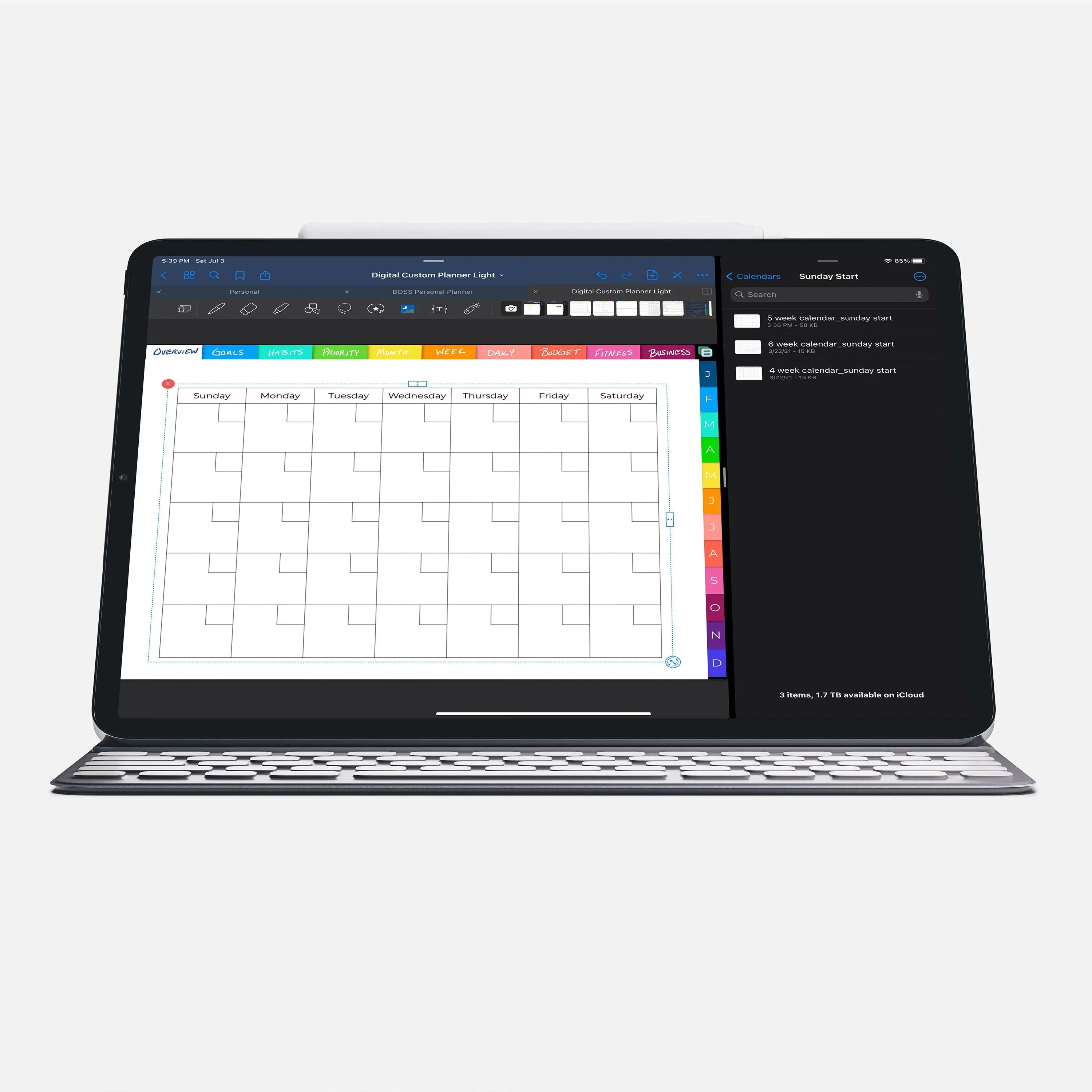 Custom Digital Planner