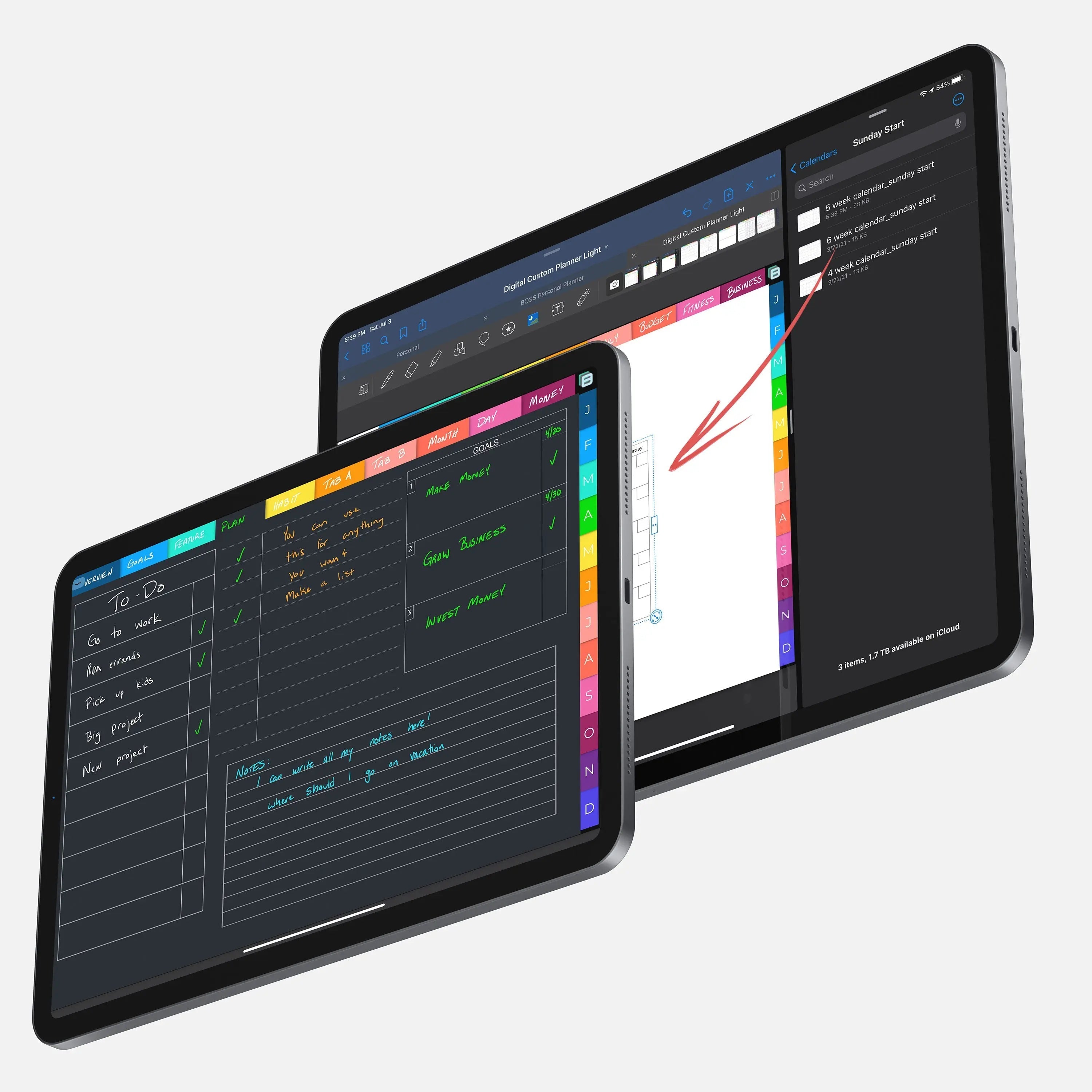 Custom Digital Planner