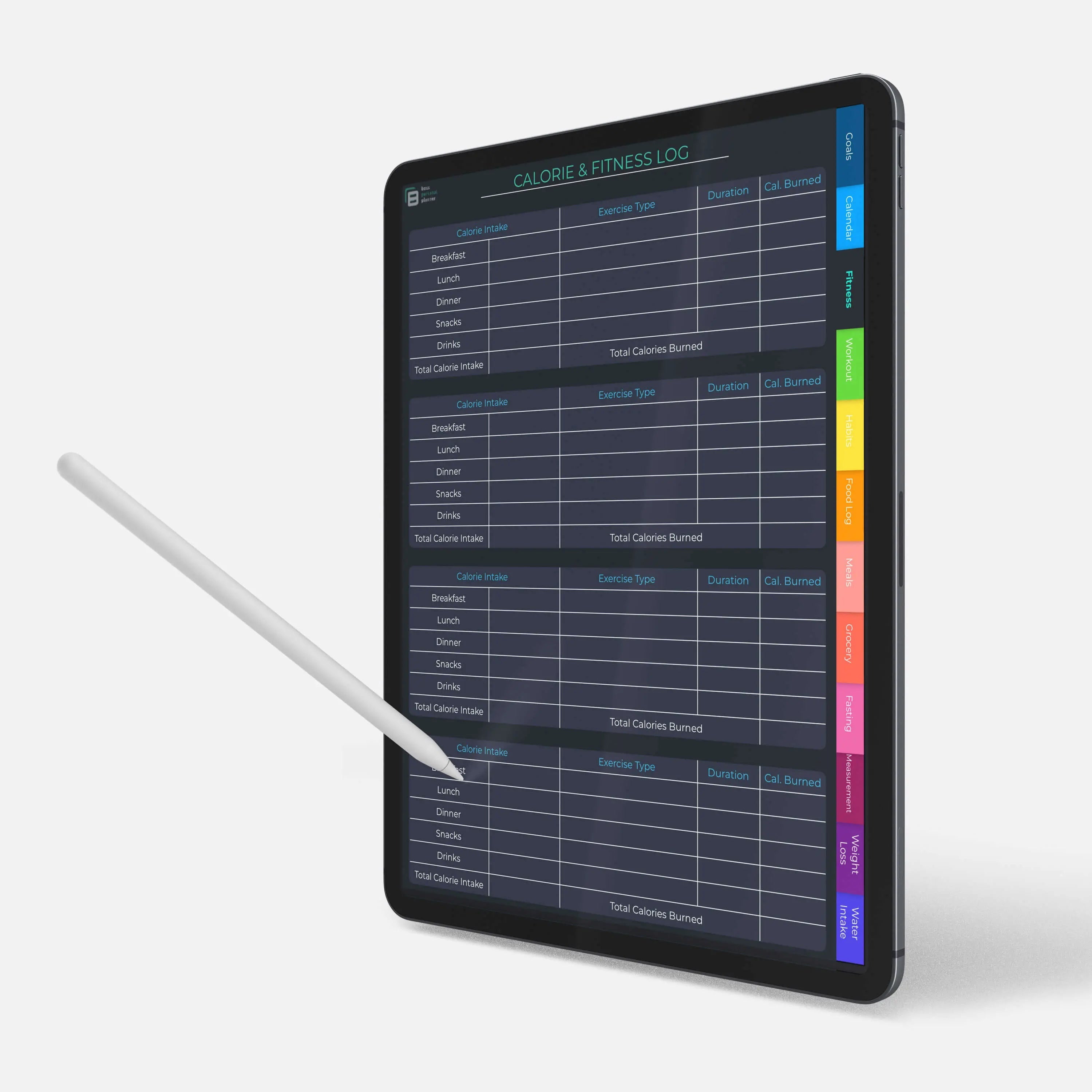 Digital Fitness Planner