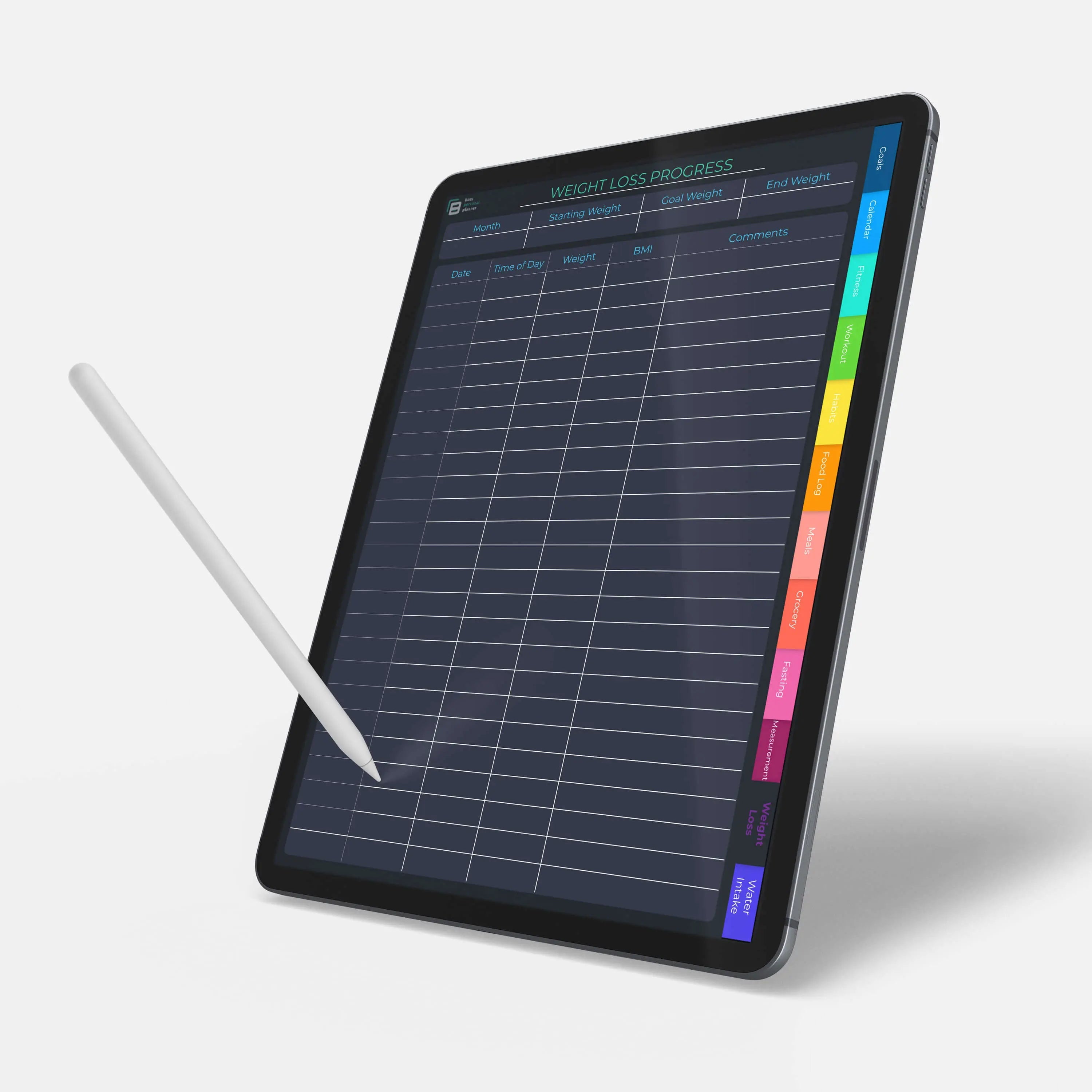 Digital Fitness Planner