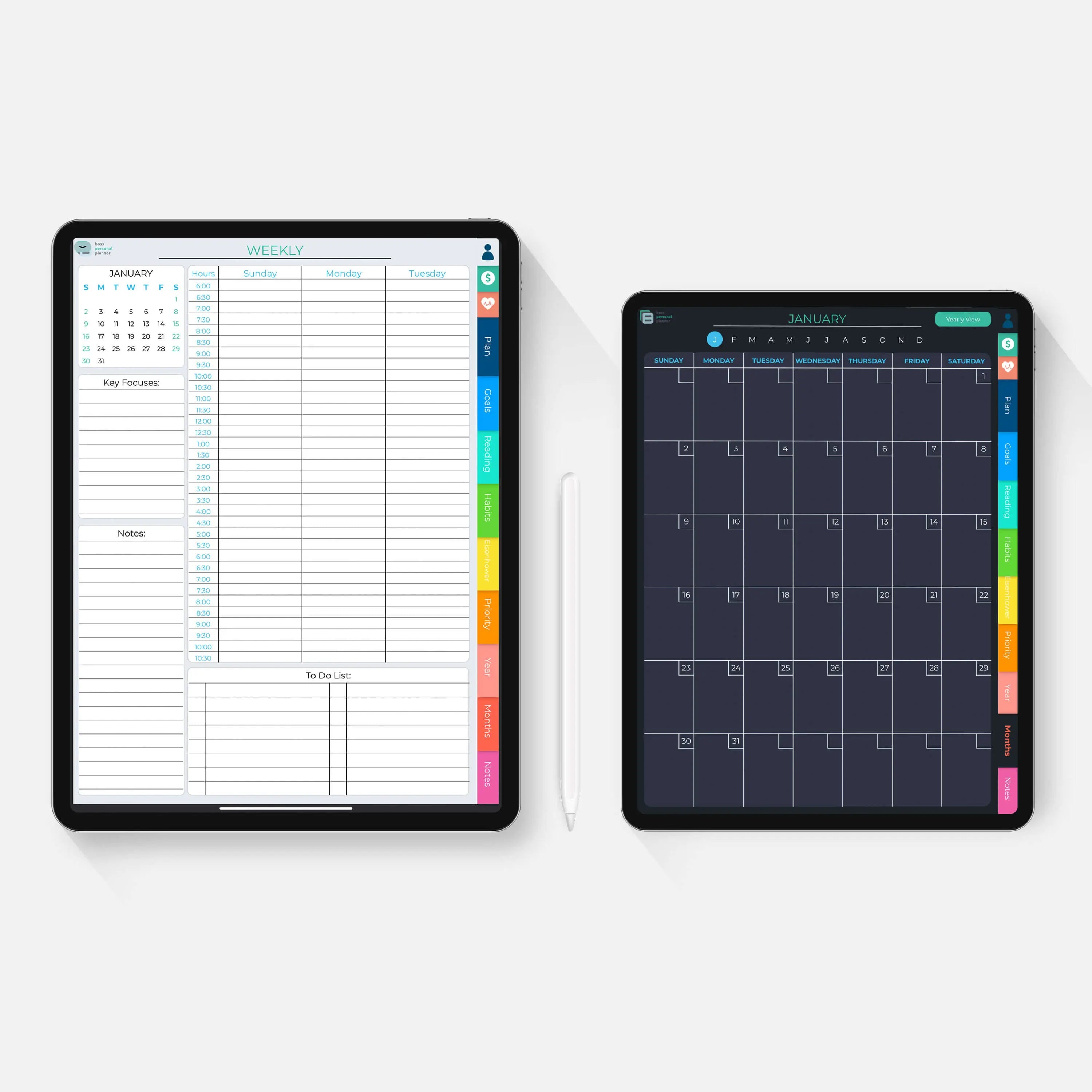 Digital Life Planner - 3-in-1 Combo