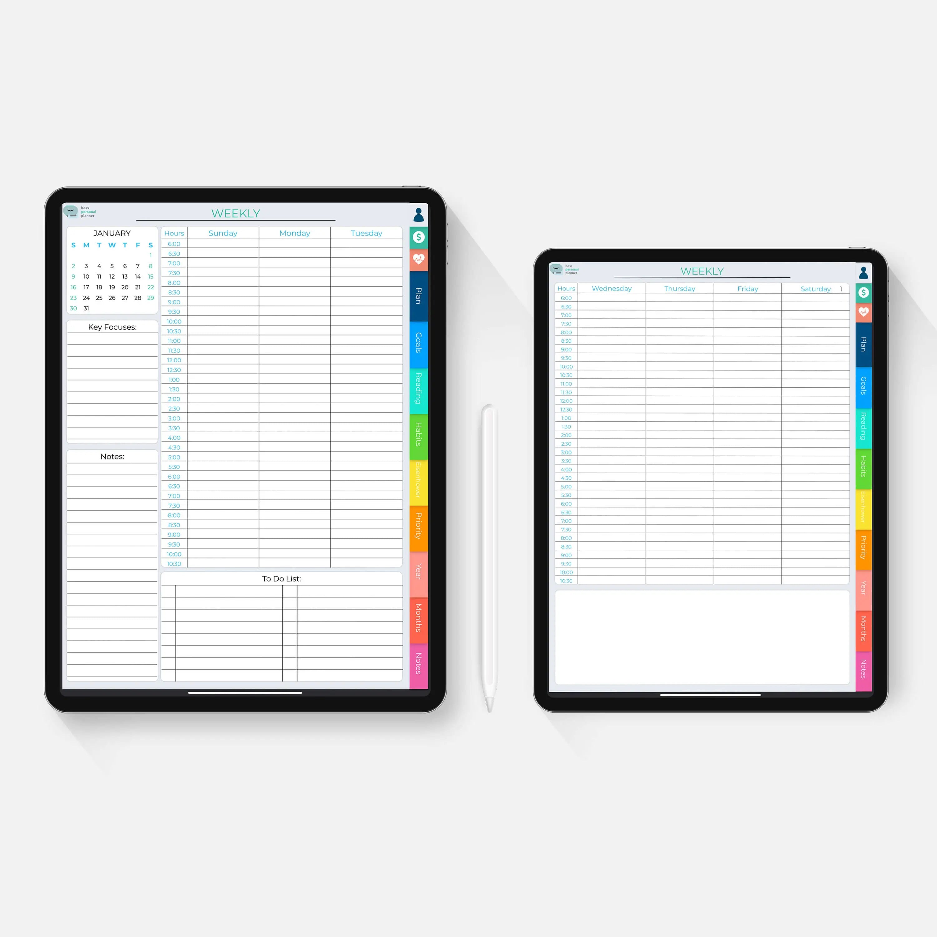 Digital Life Planner - 3-in-1 Combo