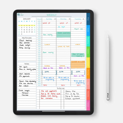Digital Weekly Planner